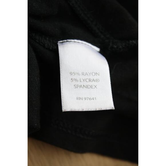 J. Jill Wearever Collection Women's Tunic Tops MP 1/4 Sleeve Black & White - Picture 5 of 5